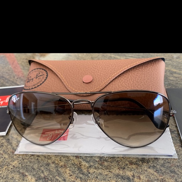 Ray-Ban Aviator Sunglasses RB3025 55mm New - Picture 14 of 16